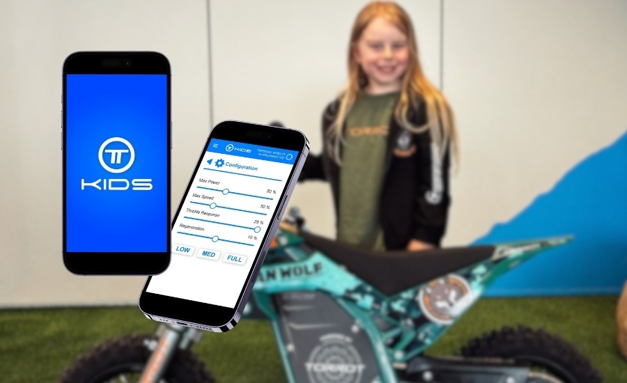 The total control of the bike on your hand