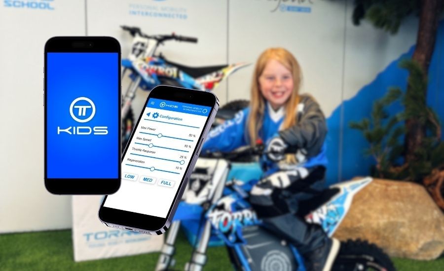 The total control of the bike on your hand