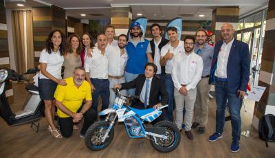 Ricky Rubio inaugura la flagshipstore de Torrot en Madrid